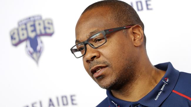 Adelaide 36ers members can sit in on coach Joey Wright’s post-game press conferences this season. Picture: Sarah Reed.