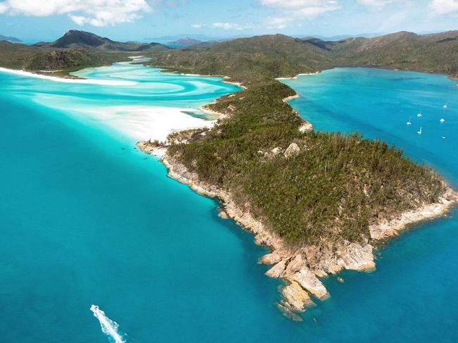 ESCAPE: Whitehaven Beach and Hill Inlet. Picture: Hamilton Island Tourism