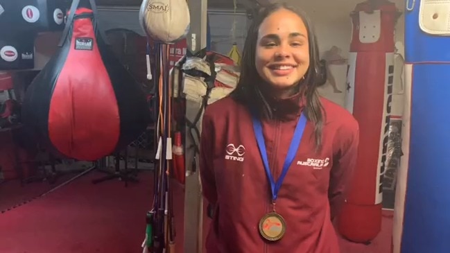 Cairns boxer Leah Reuben is the Australian under-19 women’s bantamweight (54kg) champion. VIDEO: Rowan Sparkes