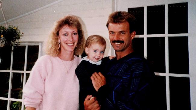 Bronwyn and Jon Winfield and their daughter Lauren. Picture: Supplied