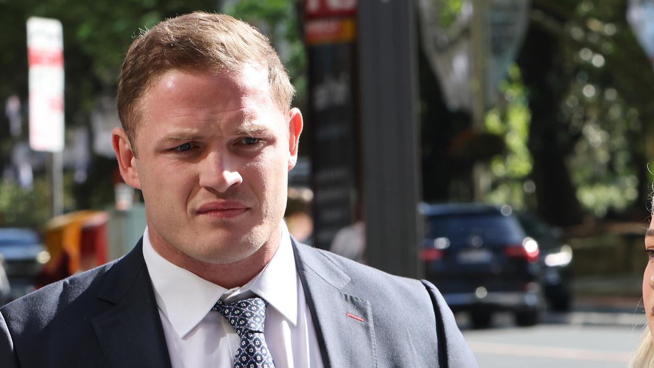 Former NRL star George Burgess is charged with groping a woman's bum without her consent. Picture: NCA NewsWire / Damian Shaw