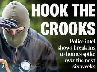 Hook the Crooks is a summer campaign against break and enter crimes in our community, involving Coffs Clarence Police and The Coffs Coast Advocate. Picture: Centro Art