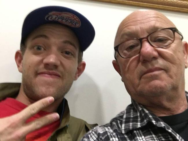 Liam with his dad from Angry Anderson’s official Facebook page.