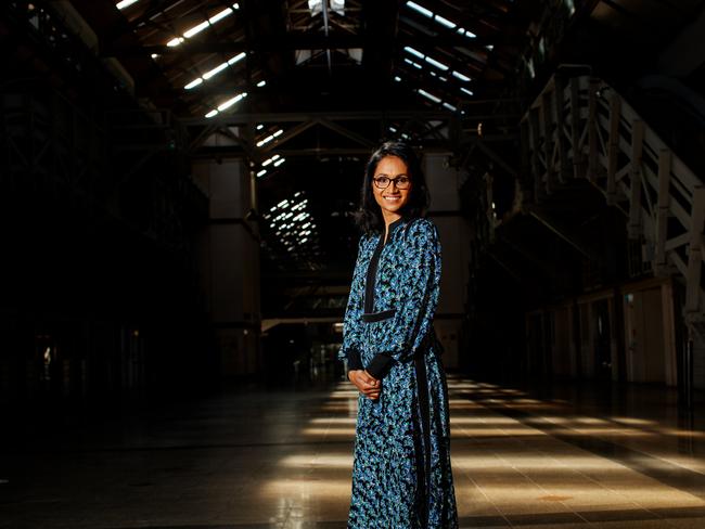 2023 Miles Franklin winner Shankari Chandran pictured ahead of tonight's announcement. Chandran has won for her book Chai Time at Cinnamon Gardens. Picture: NCA NewsWire / Nikki Short