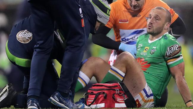 Josh Hodgson is set to miss the rest of the NRL season. Picture: Getty Images