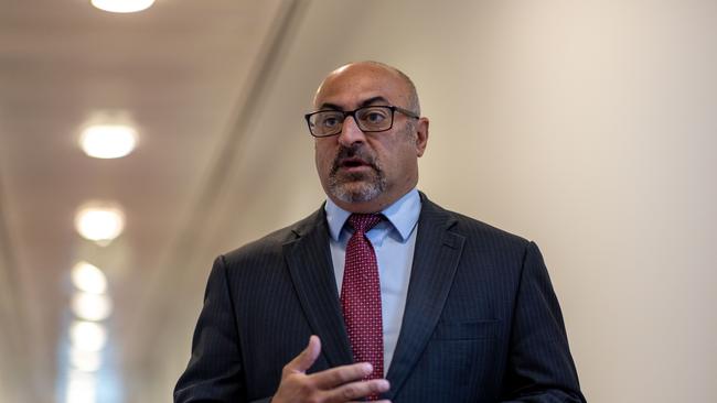 Wills MP Peter Khalil was one of the politicians targeted on Wednesday. Picture: NCA NewsWire / Gary Ramage