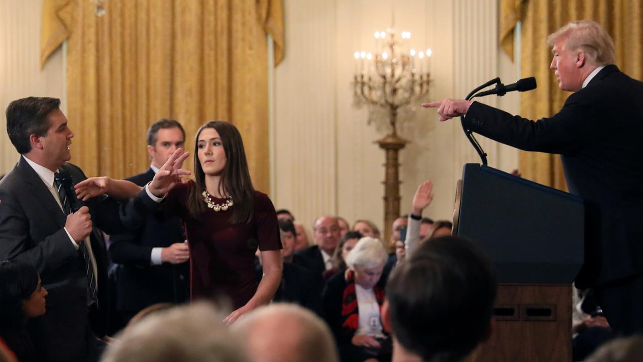 Jim Acosta White House Accused Of Sharing ‘doctored Video Of Cnn Reporter Daily Telegraph 