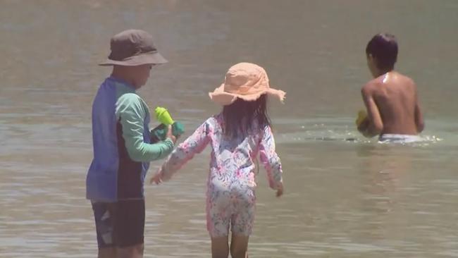 The near drowning incident happened very suddenly and quietly, the pair said. Photo: 9 News