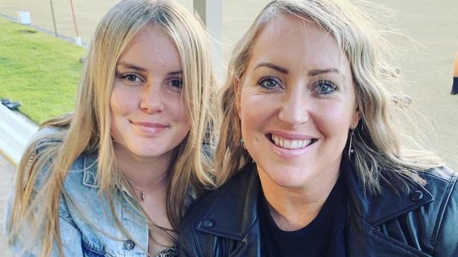 Lydia Gilchrist and her mum Carly Townsend. Picture: Facebook