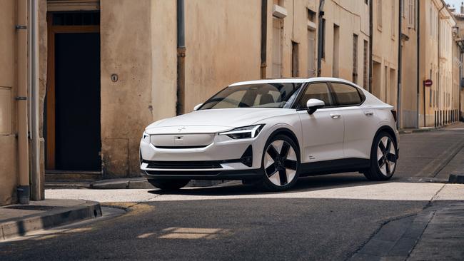 The updated Polestar 2 electric car is more powerful and has a longer claimed driving range.