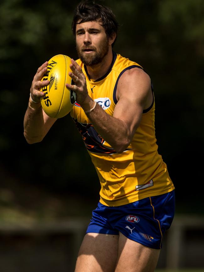 Josh Kennedy struggled on his return from injury last year. Picture: Mark Dadswell