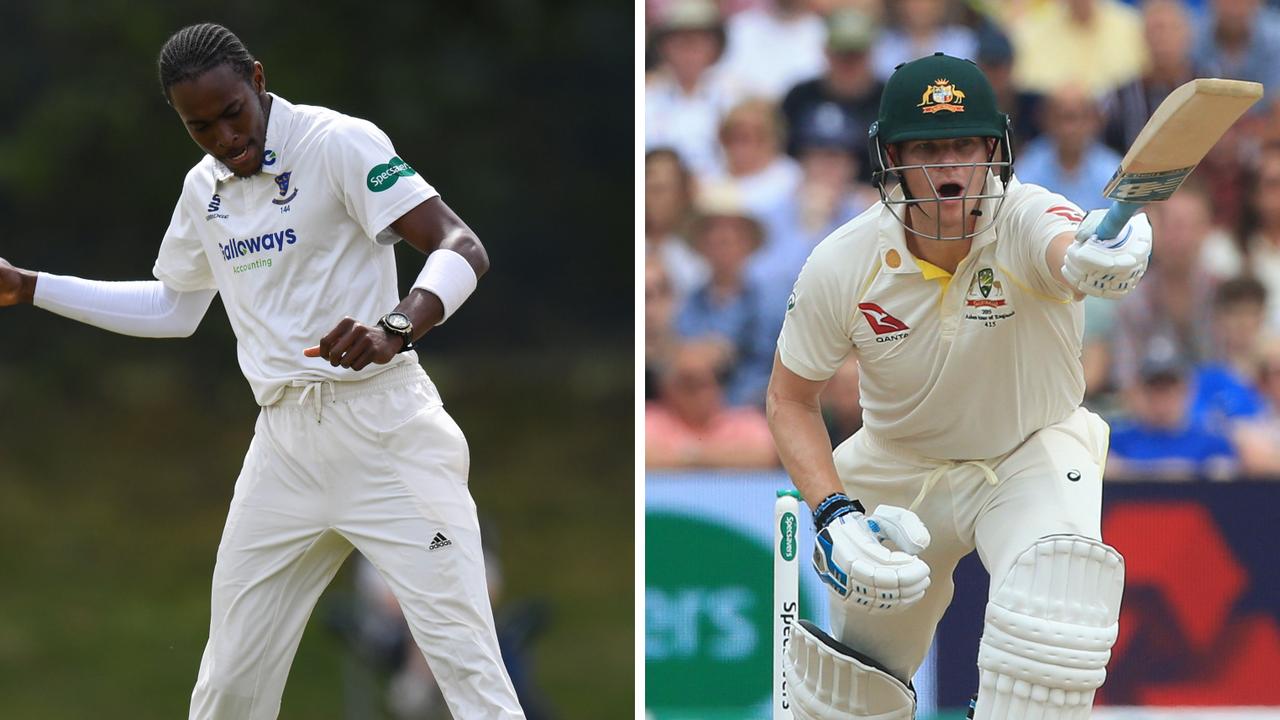 Michael Atherton says Jofra Archer’s express pace will thoroughly test Steve Smith in the second Ashes Test.