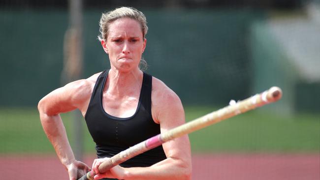 Pole vaulter Alana Boyd suffered an ankle injury in Monaco. Picture: Peter Wallis