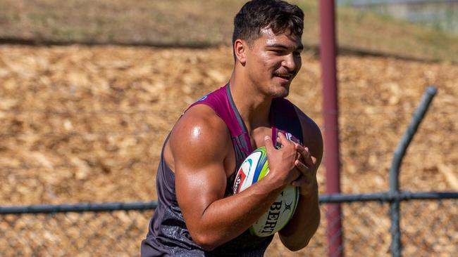 The Reds are building Jordan Petaia for a life in rugby. Photo: Tom Mitchell, QRU