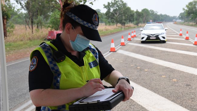 Northern Territory Police are hunting for three people who escaped from the Howard Springs COVID-19 quarantine facility. Picture: Amanda Parkinson