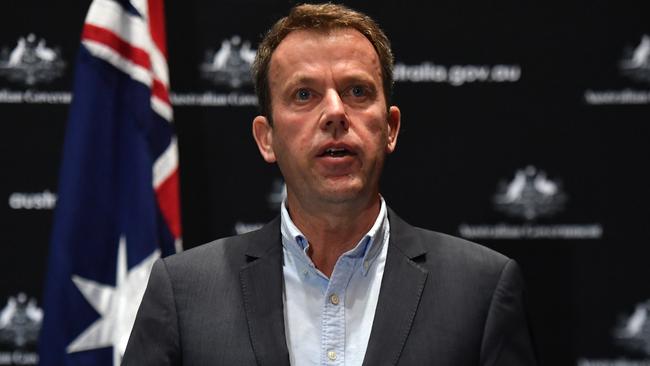 Education Minister Dan Tehan in Canberra on Sunday. Picture: AAP