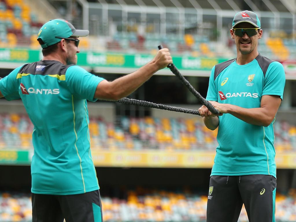 Chadd Sayers believes Australia have to persist with Starc for the Ashes because of the x-factor he brings to the side. Picture: Chris Hyde/Getty Images