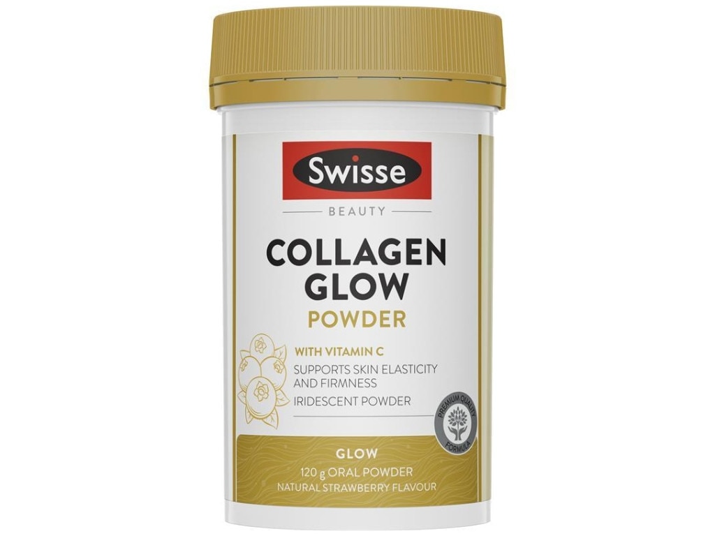 Swisse Beauty Collagen Glow Powder. Picture: Chemist Warehouse.