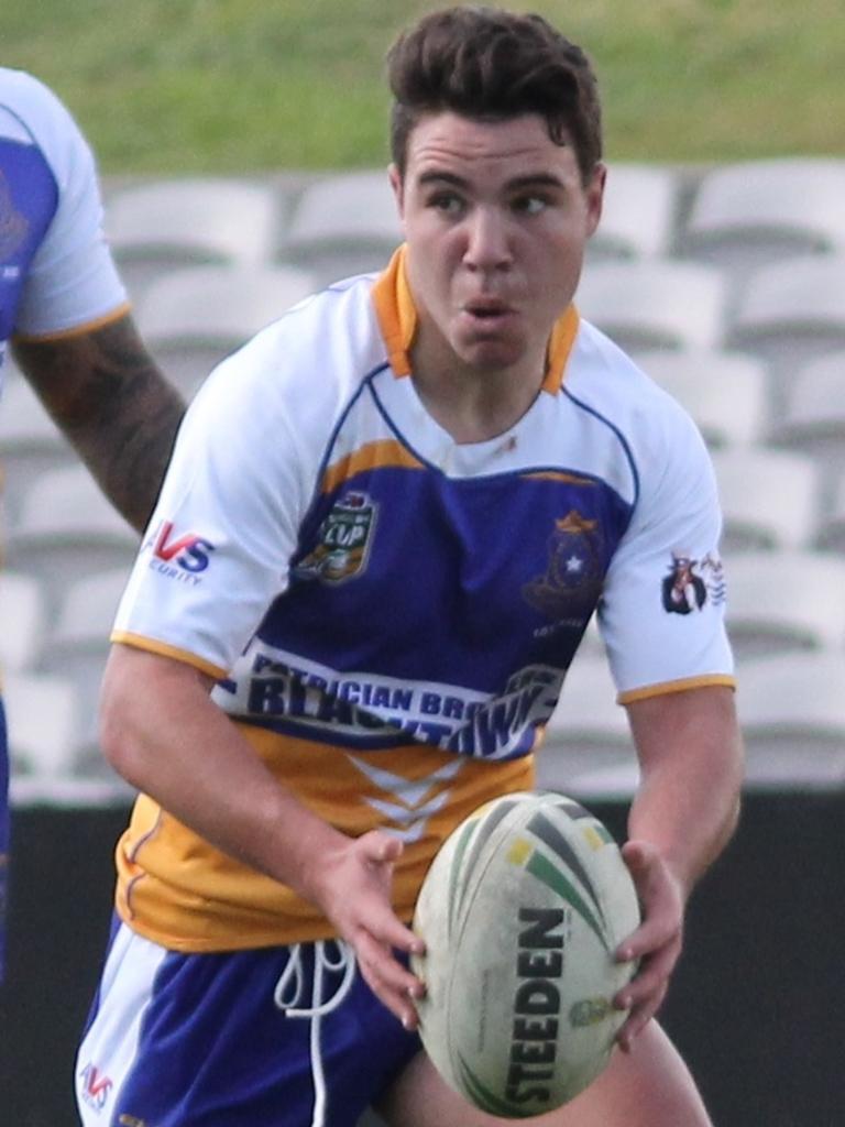 Sean O’Sullivan in action for Patrician Brothers’ Blacktown.