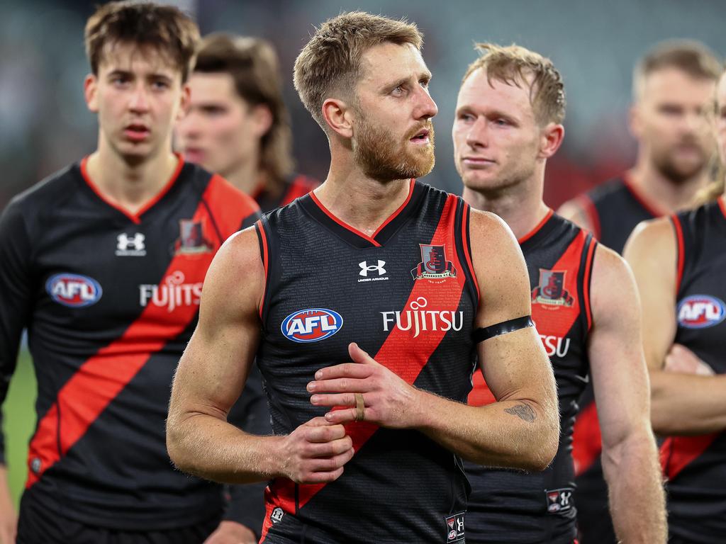 Another week of soul searching looms for Dyson Heppell and the Bombers. Picture: Michael Klein
