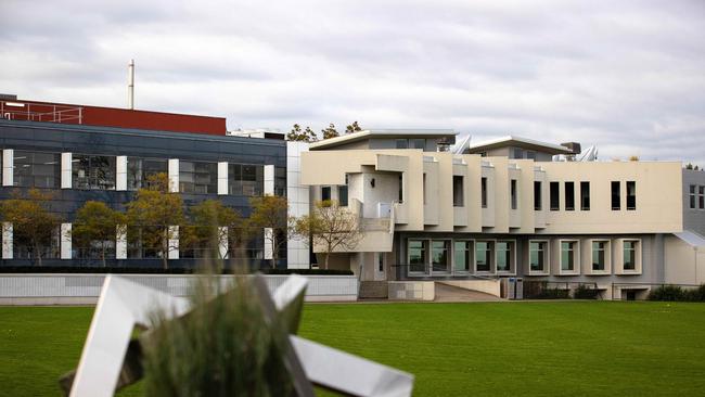 Trinity Grammar School in Kew have seen three teachers test positive. Picture: Mark Stewart