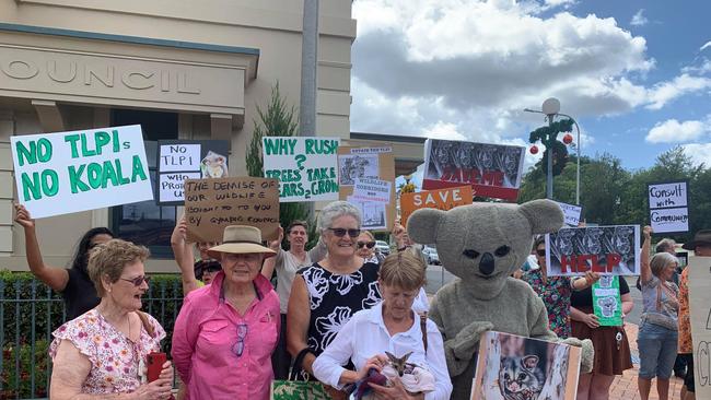 The Gympie Times will continue to report on historic events like the protests outside Gympie in December 2020. Pictures: Kristen Camp