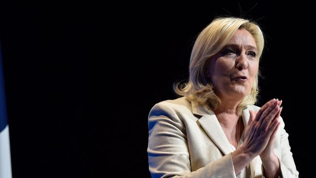 French presidential candidate Marine Le Pen. Picture: AFP