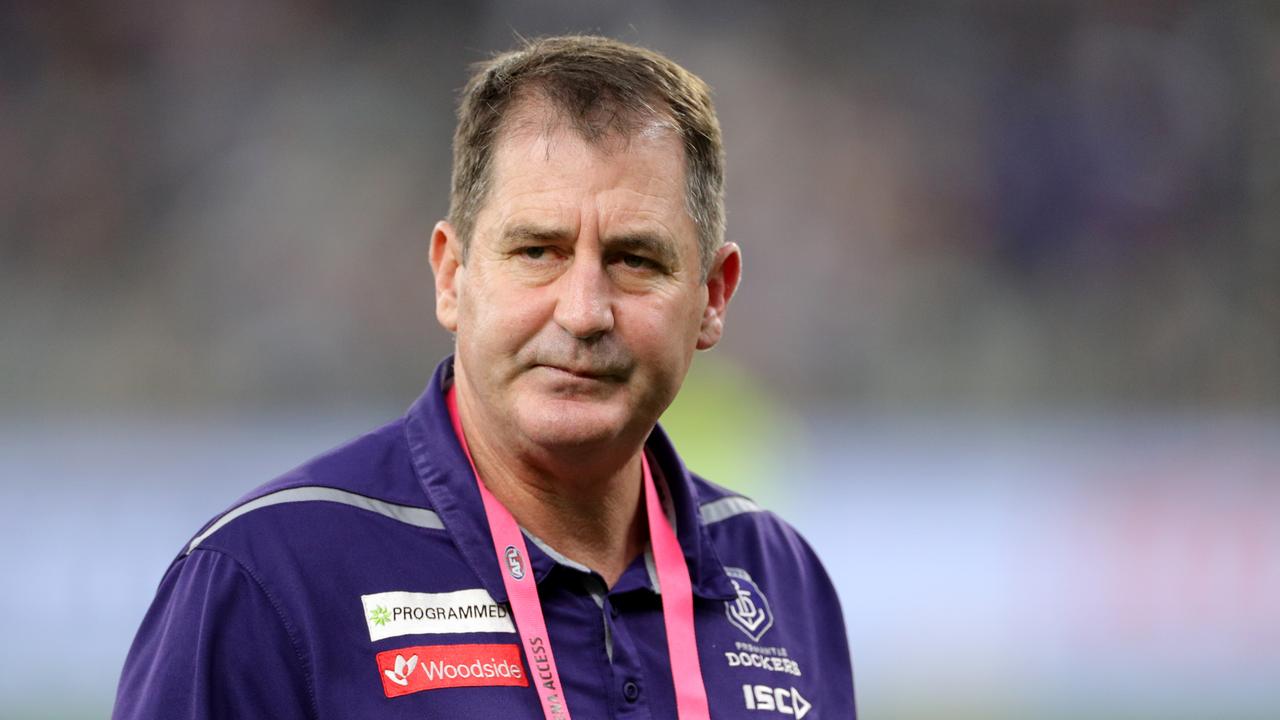 Former Dockers and St Kilda coach Ross Lyon. Picture: AAP Image/Richard Wainwright