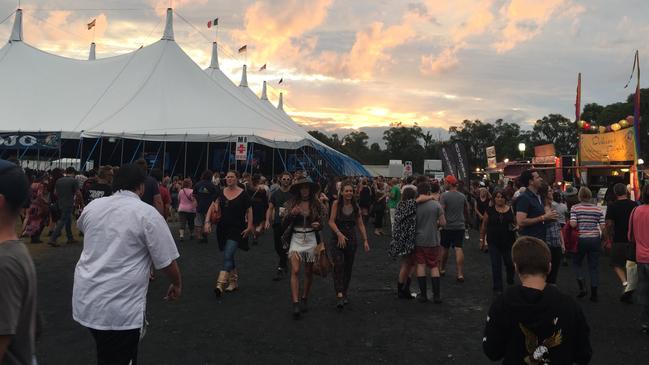 The sun went down but the music went up a notch at Bluesfest.