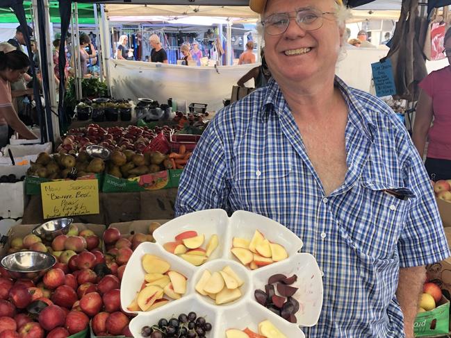 Shane Iventure Orchards at Palm Beach Farmers Market.