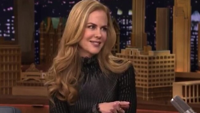 Hilarious ... Nicole Kidman on The Tonight Show with Jimmy Fallon. Source: The Tonight Show