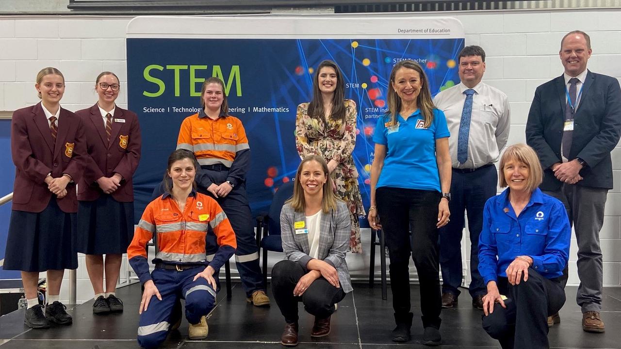 BRIGHT FUTURES: Young Women in Sciences event inspired young women at Chinchilla State High to dream big. Pic: Supplied