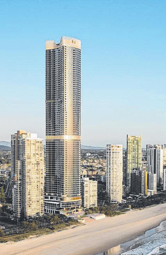 Artist's impressions of Meriton's Ocean Supertower in Surfers Paradise.