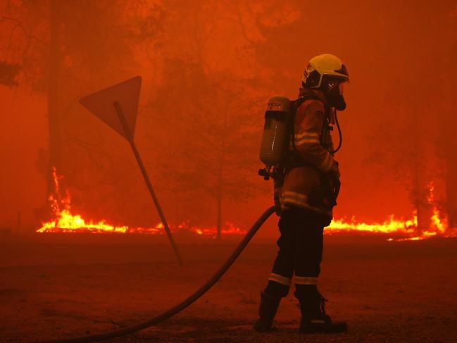 The fire destroyed 20 homes in Balmoral. Picture: Sam Ruttyn