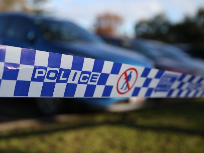 MELBOURNE, AUSTRALIA- NewsWire Photos June 25 2022,  Generic View of Police line tape at a crime scene.Picture: NCA NewsWire /Brendan Beckett