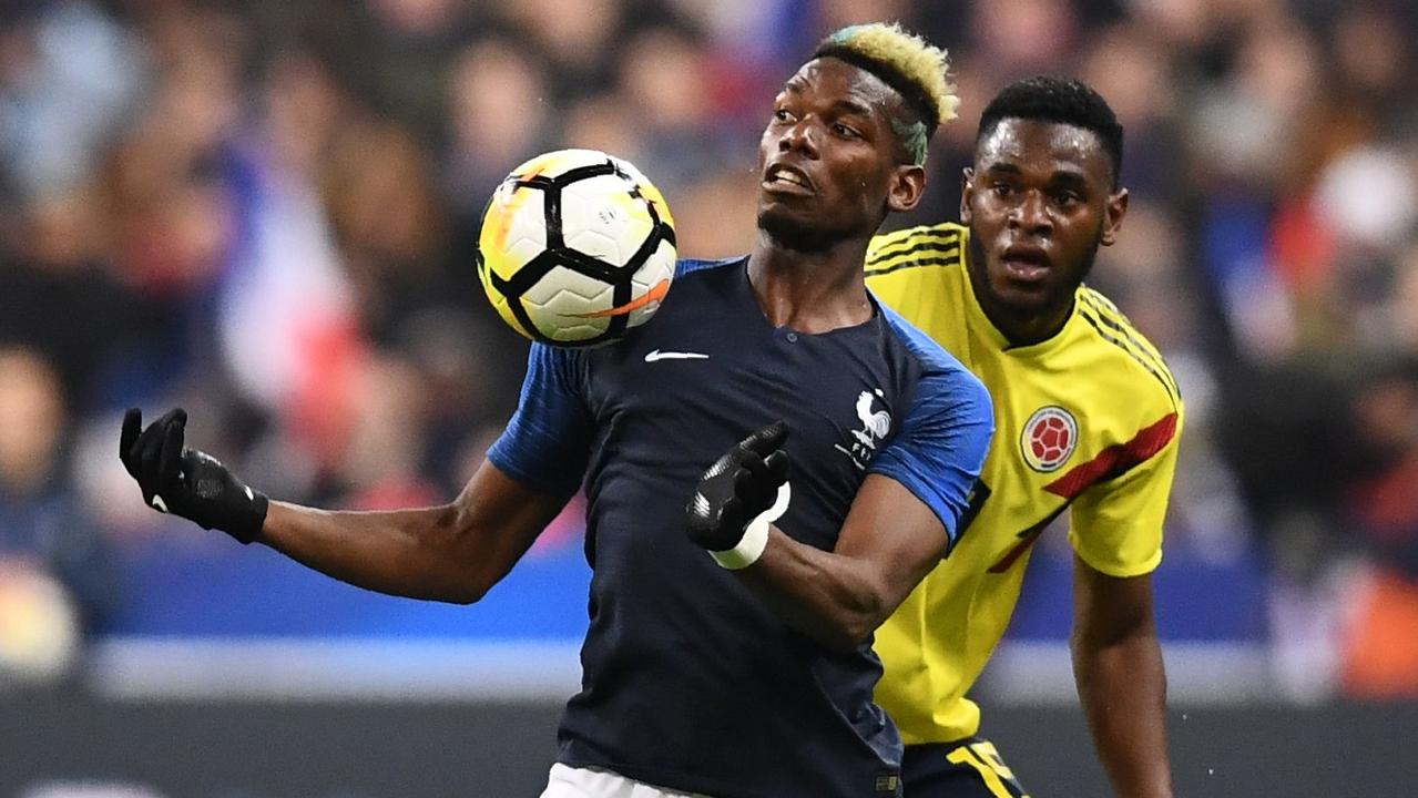 2018 World Cup in Russia; France superstar Paul Pogba; Socceroos group