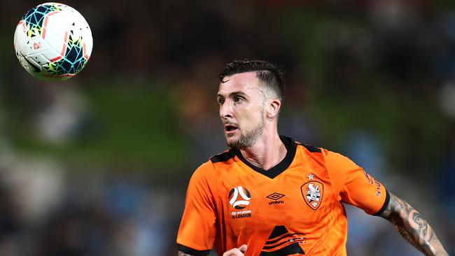 Brisbane Roar are hoping striker Roy O’Donovan’s citizenship can be fast tracked. Picture: Getty Images