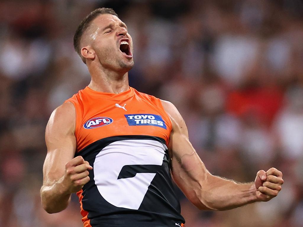 Hogan believes he is now in his prime, and a dominant win over the reigning premiers was the perfect start to 2024. Picture: Cameron Spencer/Getty Images