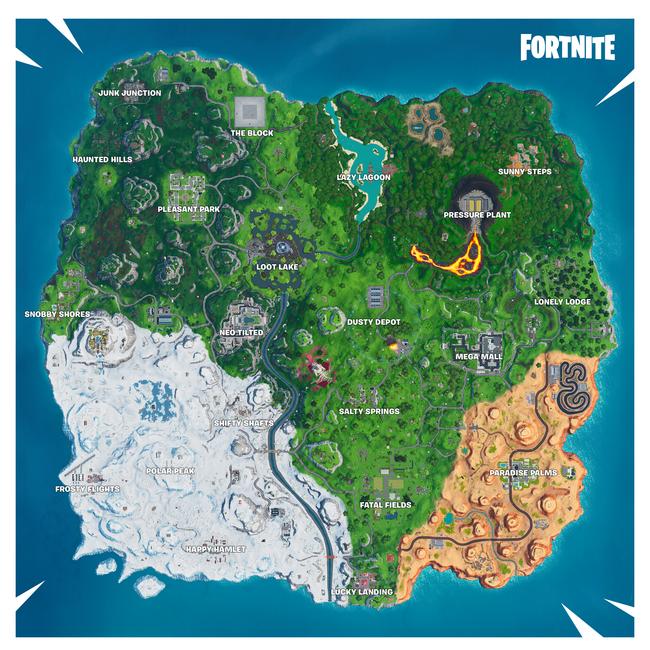 Fortnite Season X map hints at time travel.