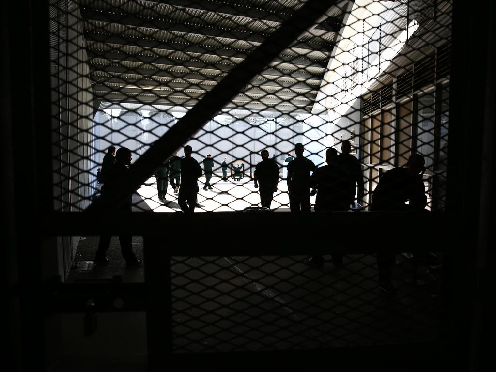 An inside look at Silverwater Correction Centre jail yard. Picture: Tim Hunter