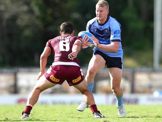 Mitch Barnett (right) has started with a bang at Newcastle. Picture: Peter Wallis