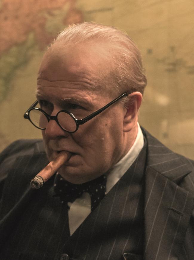 Oldman in his Oscar-winning role as Winston Churchill in Darkest Hour.