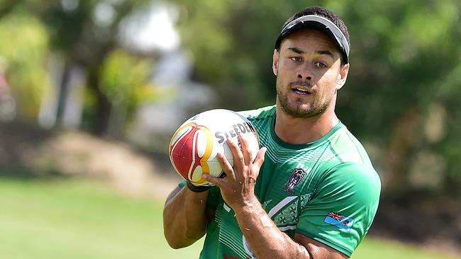 Fiji rugby training in Townsville. Jarryd Hayne. Picture: Shae Beplate.