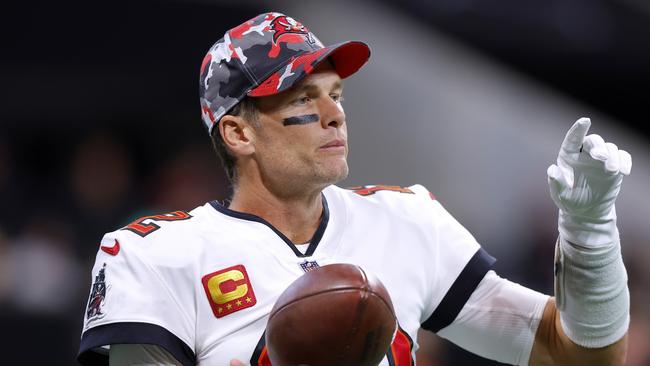 The NRL will reach out to seven-time winning NFL Super Bowl legend Tom Brady to help commentate. Picture: Getty Images