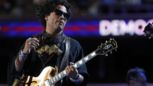 Lenny Kravitz at the convention.