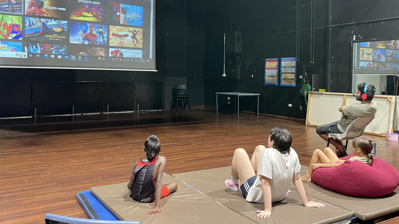 Indoor movie sessions are just one of the many fun activities for youth at The Shak this summer holidays. Picture: Annabel Bowles