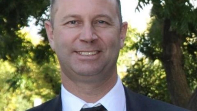 Sergeant Jason Doig was killed during a confrontation with a man at a home located on the South Australia-Victoria border on Thursday night. Picture: Supplied