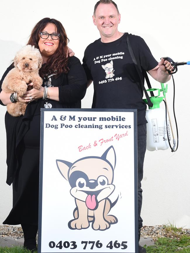 Adrian and Melanie Petkovic. Picture: Jason Sammon