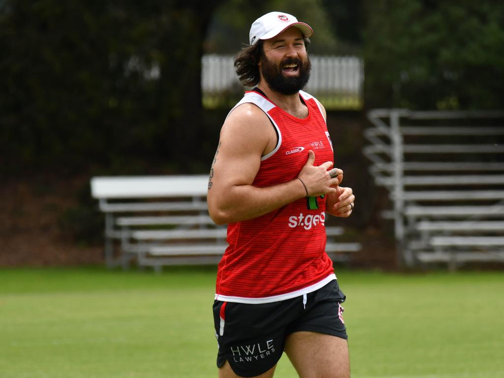 Aaron Woods is one of the ‘Dad’s Army’ recruits. Picture: St George Illawarra