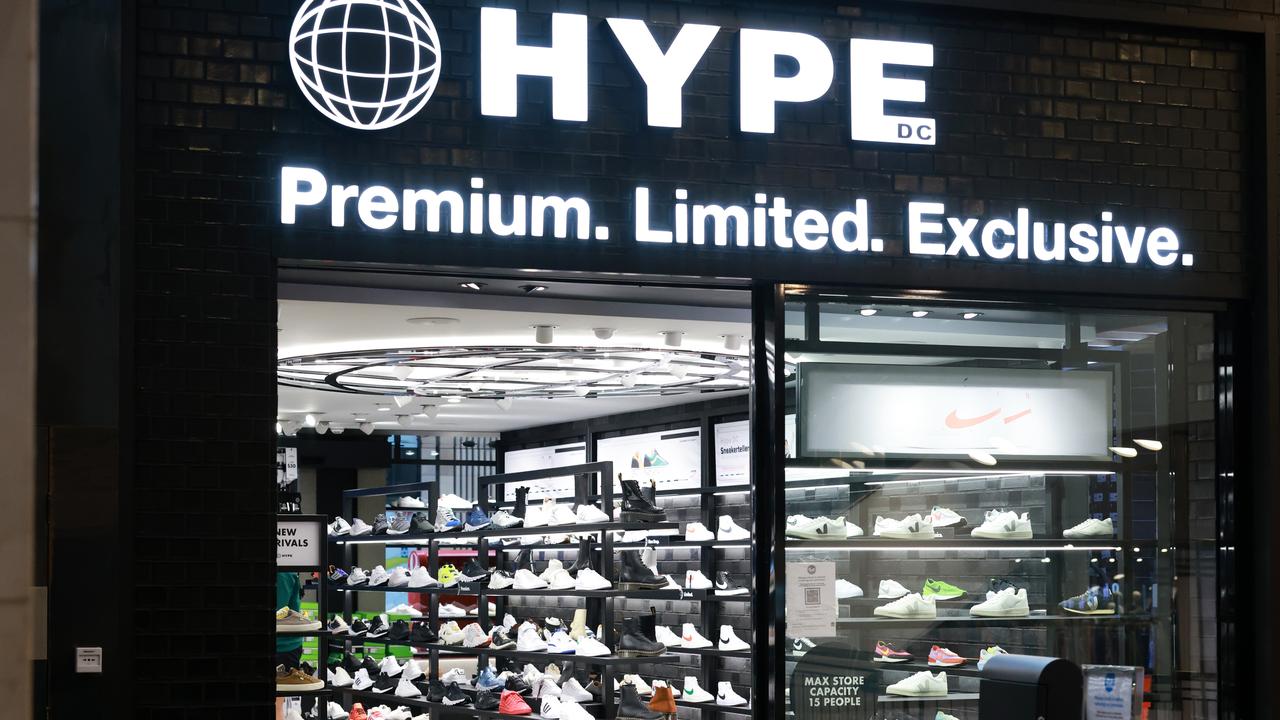 Hype is one of the retailers who has decided to stay open. Picture: Matrix Media